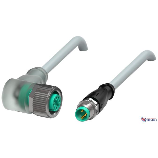 Кабель з роз'ємами Pepperl+Fuchs V1-W-E2-2M-PUR-V3-G