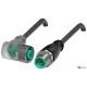 Кабель з роз'ємами Pepperl+Fuchs V1-W-E8W-BK0,3M-PUR-U-V1-G
