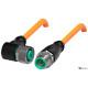 Кабель з роз'ємами Pepperl+Fuchs V1-W-OR1,2M-POC-V1-G