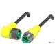 Кабель з роз'ємами Pepperl+Fuchs V1-W-S-BK2M-PUR-A-V1-G