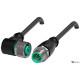 Кабель з роз'ємами Pepperl+Fuchs V11-W-BK2M-PUR-U-V11-G
