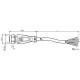 Кабель для датчиків Pepperl+Fuchs V15-GV4A-5M-PVC