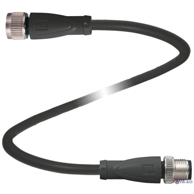 Кабель з роз'ємами Pepperl+Fuchs V19-G-BK2M-PUR-O2S-V1-G-YPCV