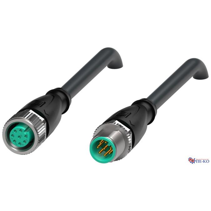 Кабель з роз'ємами Pepperl+Fuchs V19-G-BK5M-PUR-U/ABG-V19-G