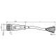 Кабель для датчиків Pepperl+Fuchs V19-G-BK5M-PUR-U/ABG
