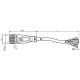 Кабель для датчиків Pepperl+Fuchs V19-G-BK60M-PVC-U
