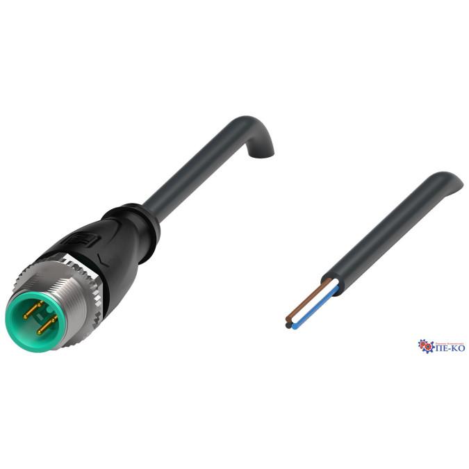 Кабель з роз'ємом Pepperl+Fuchs V1S-G-BK0,6M-PUR-A