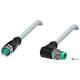Кабель з роз'ємами Pepperl+Fuchs V3-GM-0,6M-PUR-V3-WM