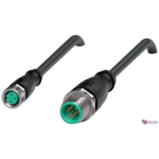 Кабель з роз'ємами Pepperl+Fuchs V3-GM-BK0,6M-PUR-U-V11-G