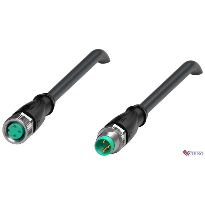 Кабель з роз'ємами Pepperl+Fuchs V3-GM-BK0,6M-PUR-U-V3-GM