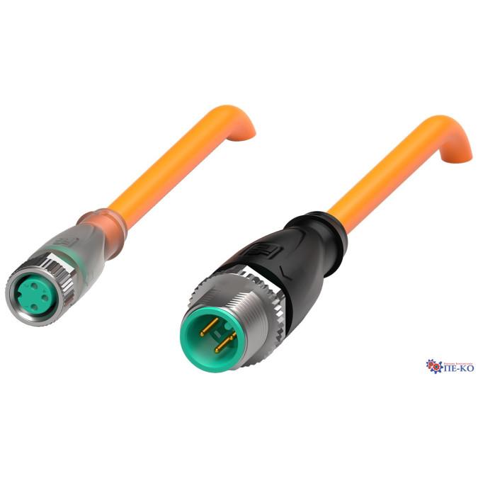 Кабель з роз'ємами Pepperl+Fuchs V3-GM-E2-OR0,5M-POC-V11-G