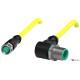 Кабель з роз'ємами Pepperl+Fuchs V3-GM-YE0,5M-PVC-U-V11-W