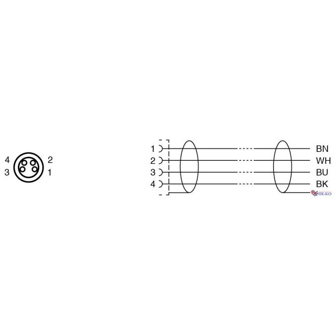 Кабель для датчиків Pepperl+Fuchs V31-GM-10M-PUR-ABG