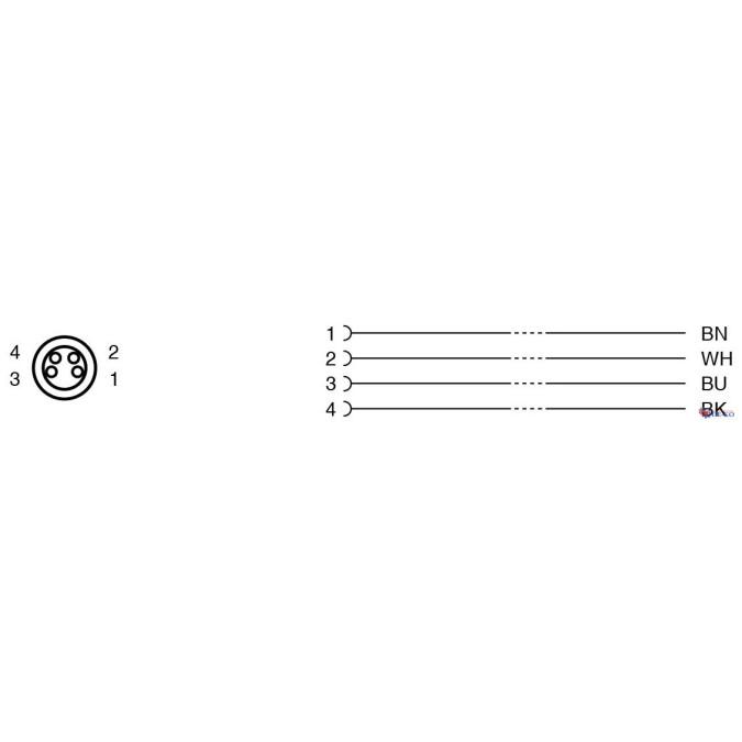 Кабель для датчиків Pepperl+Fuchs V31-GM-BK2M-PVC-U
