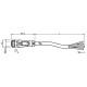 Кабель для датчиків Pepperl+Fuchs V31-GM-BK3M-PUR-U