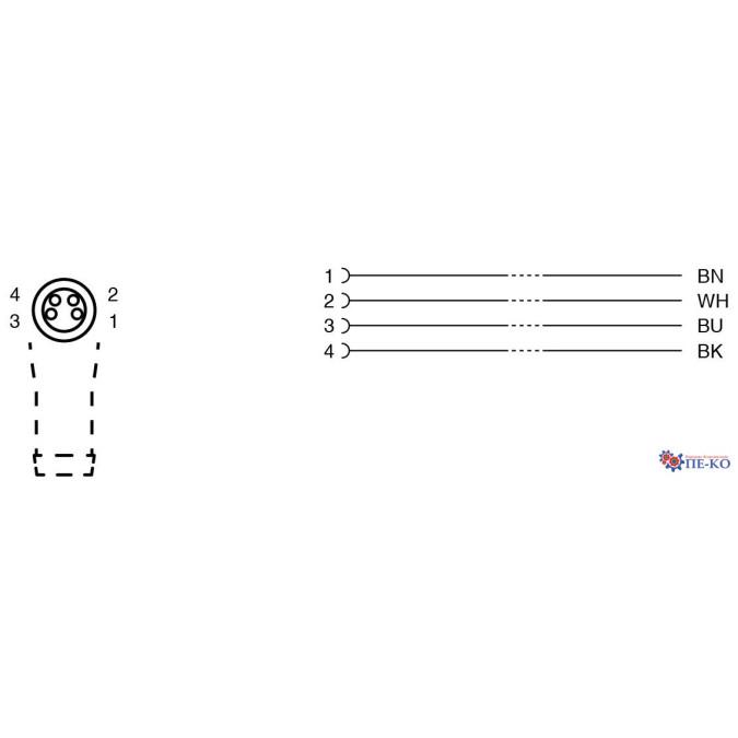 Кабель для датчиків Pepperl+Fuchs V31-WM-BK2M-PVC-U