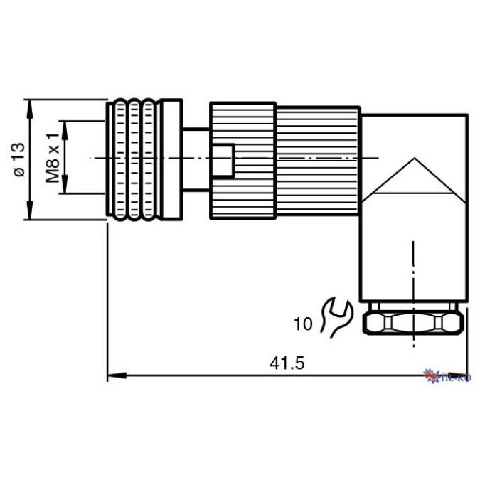 Роз'єм для датчиків Pepperl+Fuchs V31-WM-MQ