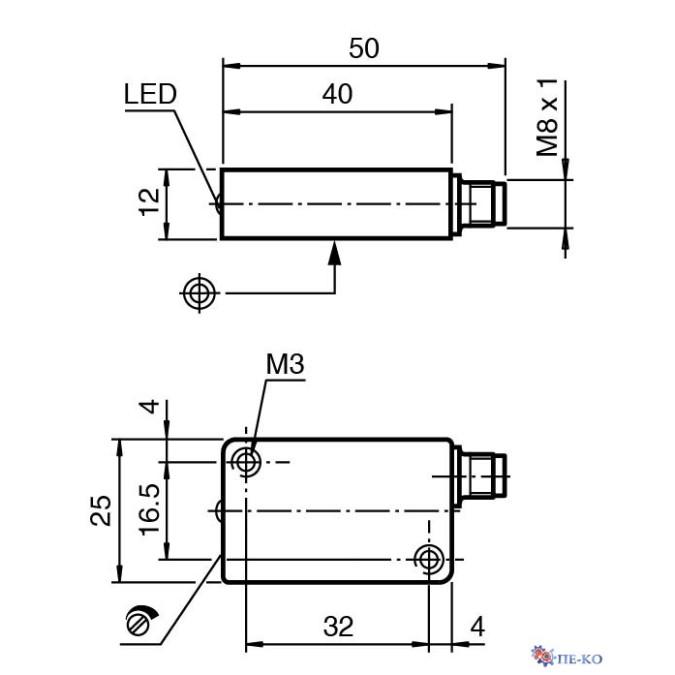 Ємнісний датчик Pepperl+Fuchs CBN15-F64-A2-V31-Y290300