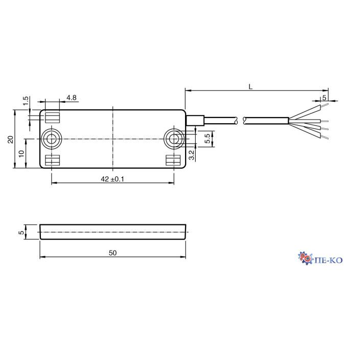 Ємнісний датчик Pepperl+Fuchs CBN7-F46E-2EU-Y70138043