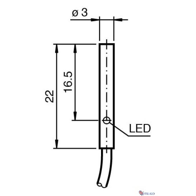Індуктивний датчик Pepperl+Fuchs NBB0,6-3M22-E1