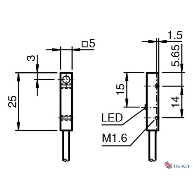 Індуктивний датчик Pepperl+Fuchs NBB0,8-F141-E0