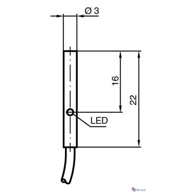 Індуктивний датчик Pepperl+Fuchs NBB1-3M22-E2