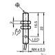 Індуктивний датчик Pepperl+Fuchs NBB1-4GM22-E2-5M