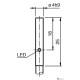 Індуктивний датчик Pepperl+Fuchs NBB1,5-4M25-E2-5M-PUR