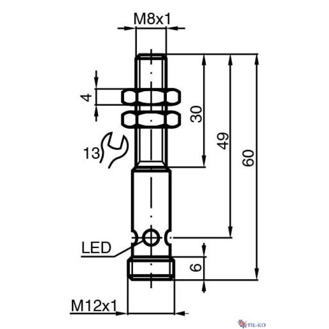 Індуктивний датчик Pepperl+Fuchs NBB1,5-8GM30-E2-C-V1