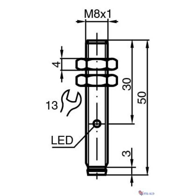 Індуктивний датчик Pepperl+Fuchs NBB1,5-8GM40-E2-C-V3