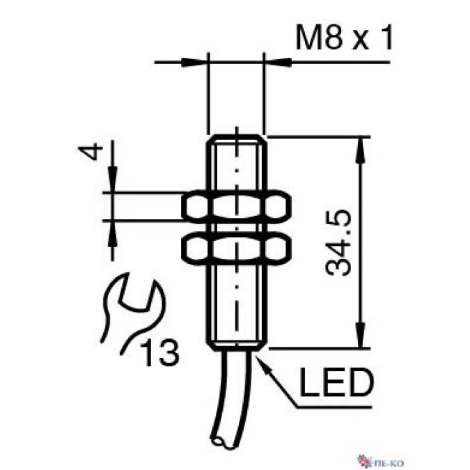 Індуктивний датчик Pepperl+Fuchs NBB1,5-8GS30-E2-T