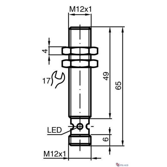 Індуктивний датчик Pepperl+Fuchs NBB2-12GM50-E2-C3-V1