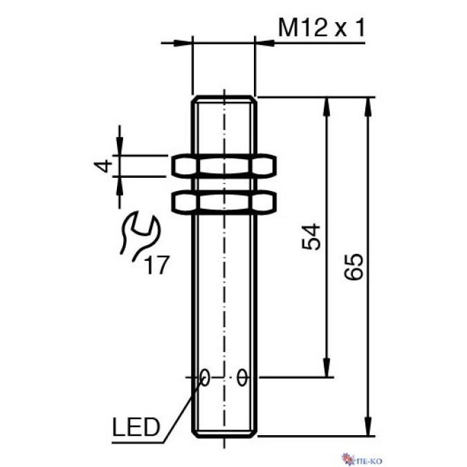 Індуктивний датчик Pepperl+Fuchs NBB2-12GM50-E2-T-V1