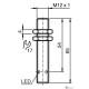 Індуктивний датчик Pepperl+Fuchs NBB2-12GM50-E2-T-V1