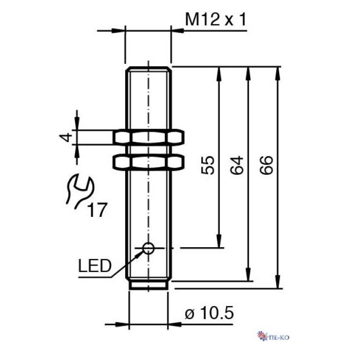 Індуктивний датчик Pepperl+Fuchs NBB2-12GM65-E2-V1-M1-Y0090