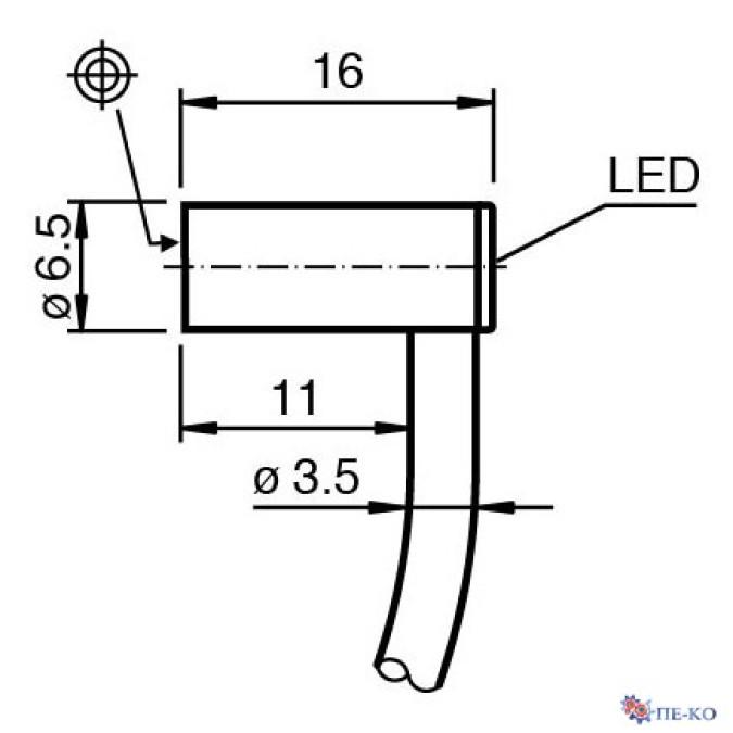 Індуктивний датчик Pepperl+Fuchs NBB2-6,5S16-E2-Y273690
