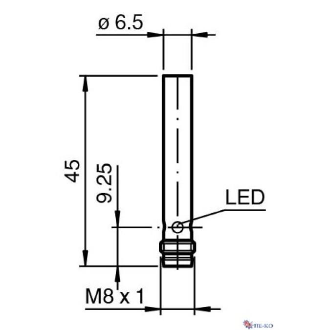 Індуктивний датчик Pepperl+Fuchs NBB2-6,5S35-E1-V3