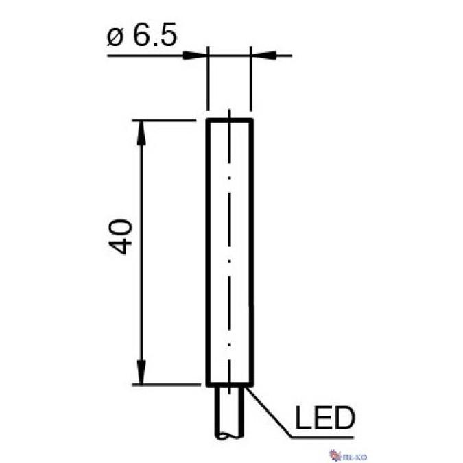 Індуктивний датчик Pepperl+Fuchs NBB2-6,5S40-E2-PUR