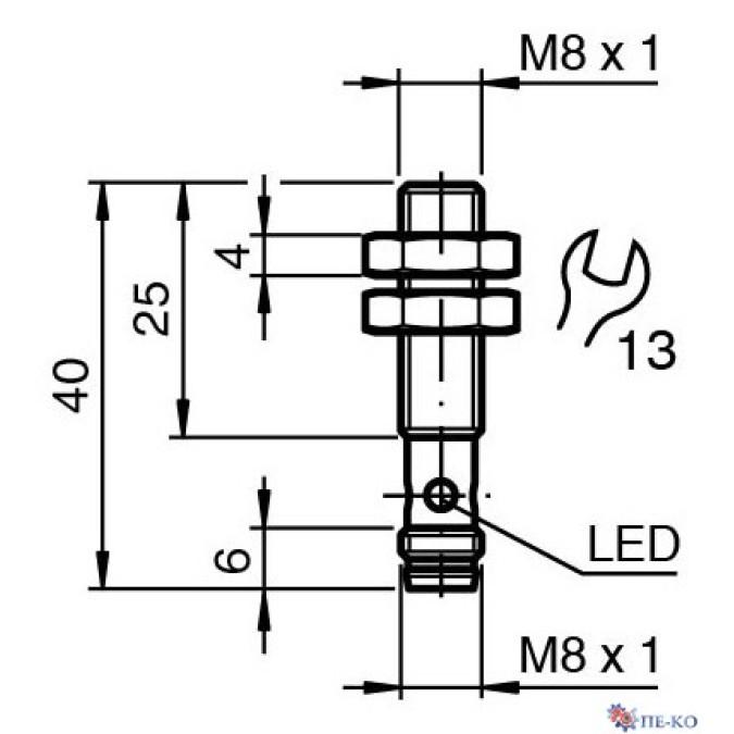 Індуктивний датчик Pepperl+Fuchs NBB2-8GM25-E0-V3