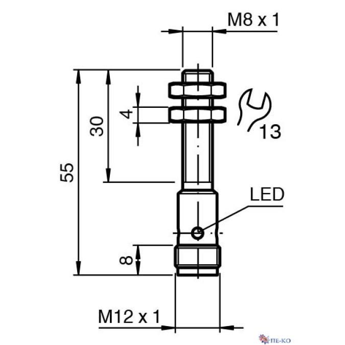 Індуктивний датчик Pepperl+Fuchs NBB2-8GM30-E2-V1