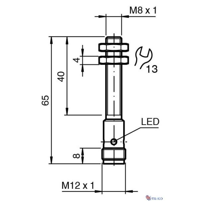 Індуктивний датчик Pepperl+Fuchs NBB2-8GM40-A0-V1