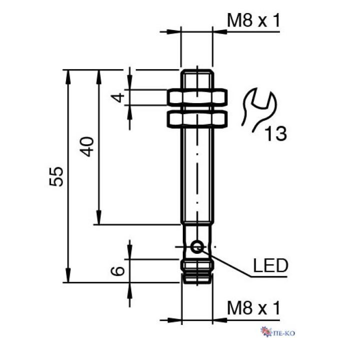 Індуктивний датчик Pepperl+Fuchs NBB2-8GM40-E3-V3