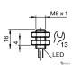 Індуктивний датчик Pepperl+Fuchs NBB2-8GS16-E2-3M-PUR