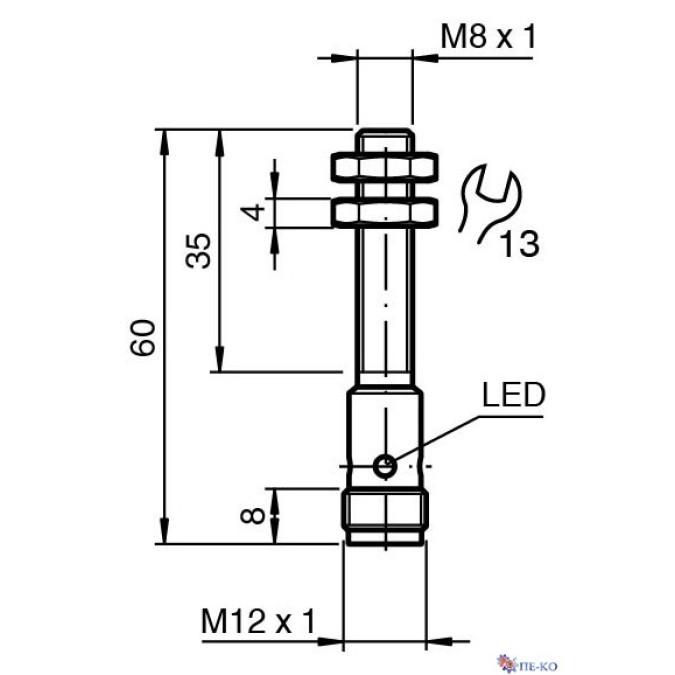Індуктивний датчик Pepperl+Fuchs NBB2-8GS35-E3-V1