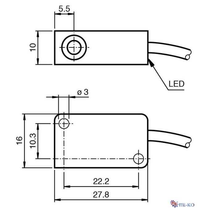Індуктивний датчик Pepperl+Fuchs NBB2-V3-E2-Y83903