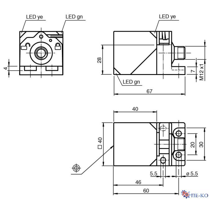 Індуктивний датчик Pepperl+Fuchs NBB20-L2-B3-V1