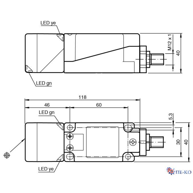 Індуктивний датчик Pepperl+Fuchs NBB20-U4-A2-V1