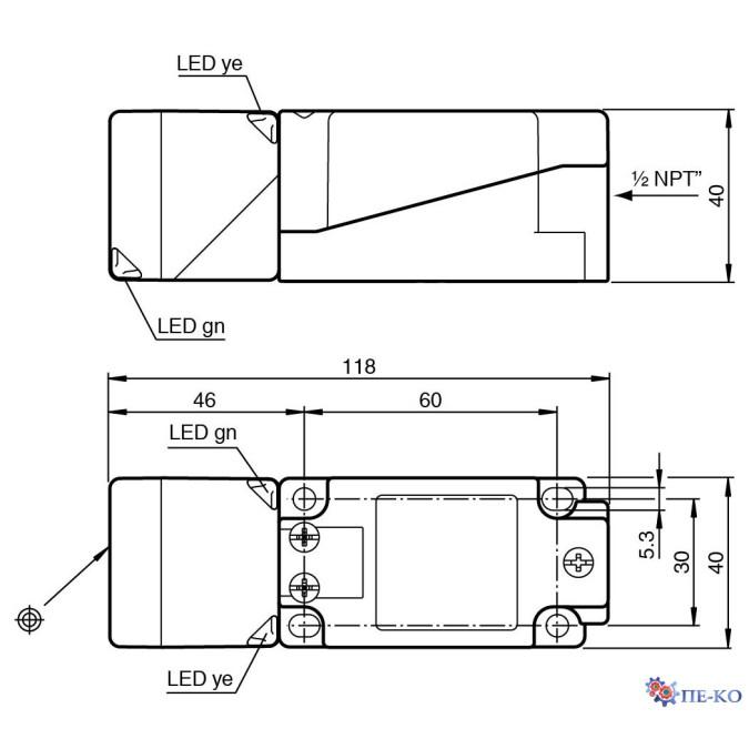 Індуктивний датчик Pepperl+Fuchs NBB20-U4-A2
