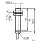 Індуктивний датчик Pepperl+Fuchs NBB4-12GM50-E2-5M-PUR
