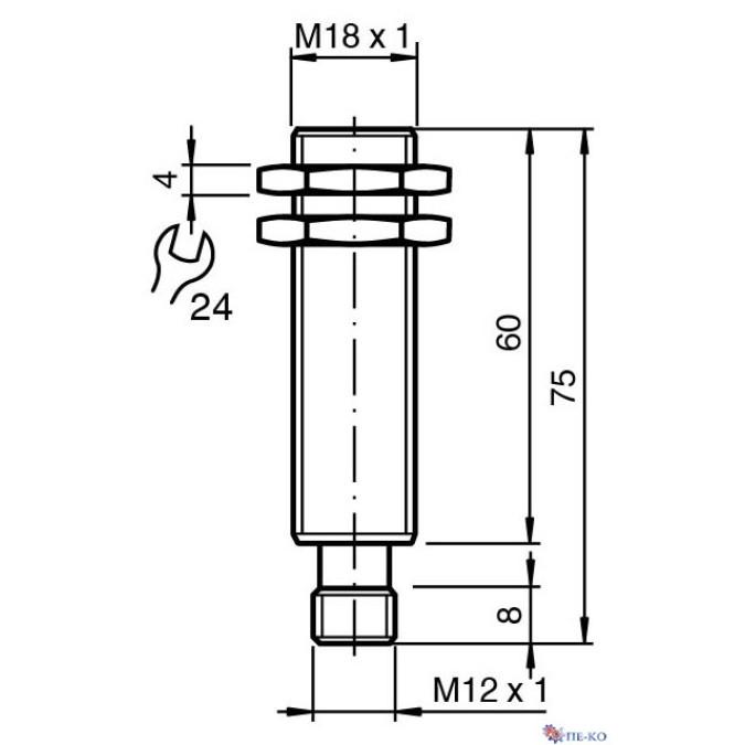Індуктивний датчик Pepperl+Fuchs NBB5-18GM60-I-V1